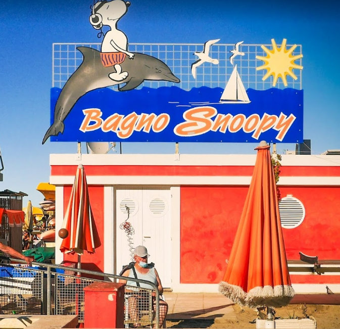 Bagno Snoopy a Cesenatico