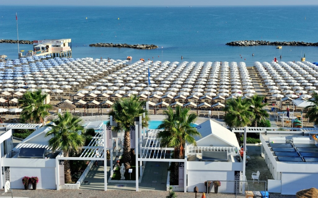 vista dall'alto Bagno Stella Marina