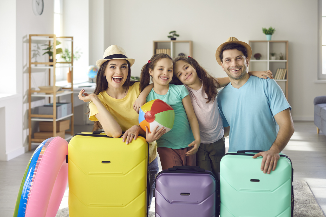 immagine famiglia in vacanza nella riviera romagnola