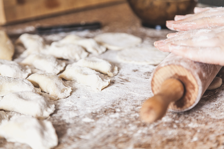 preparazione dei tortelli romagnoli