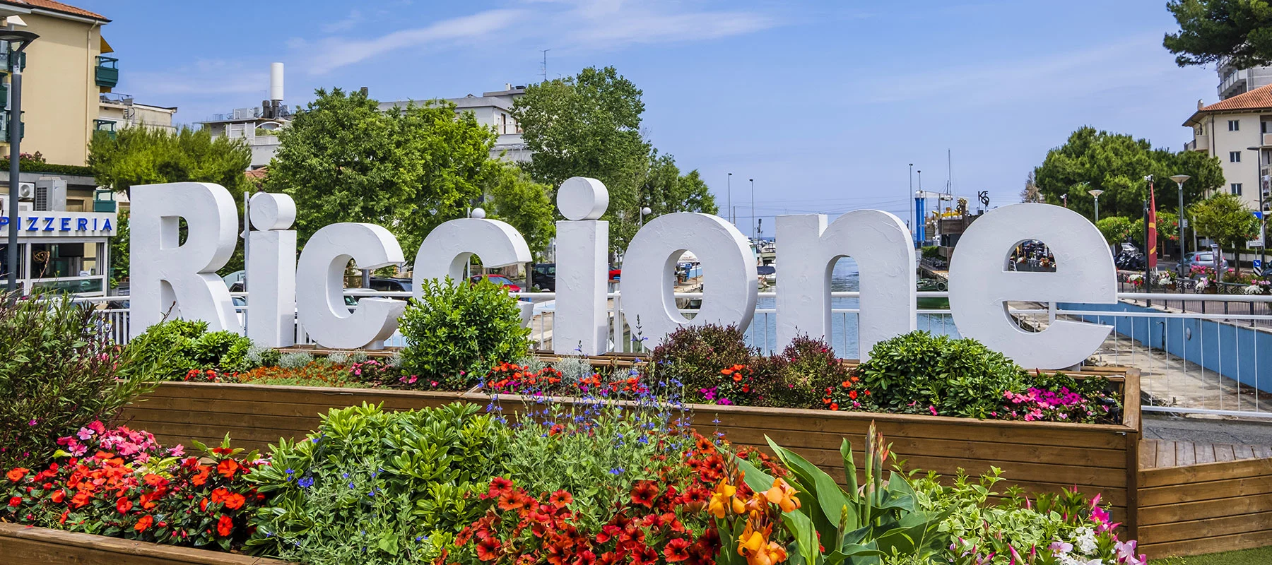 Benvenuti cartello di Riccione